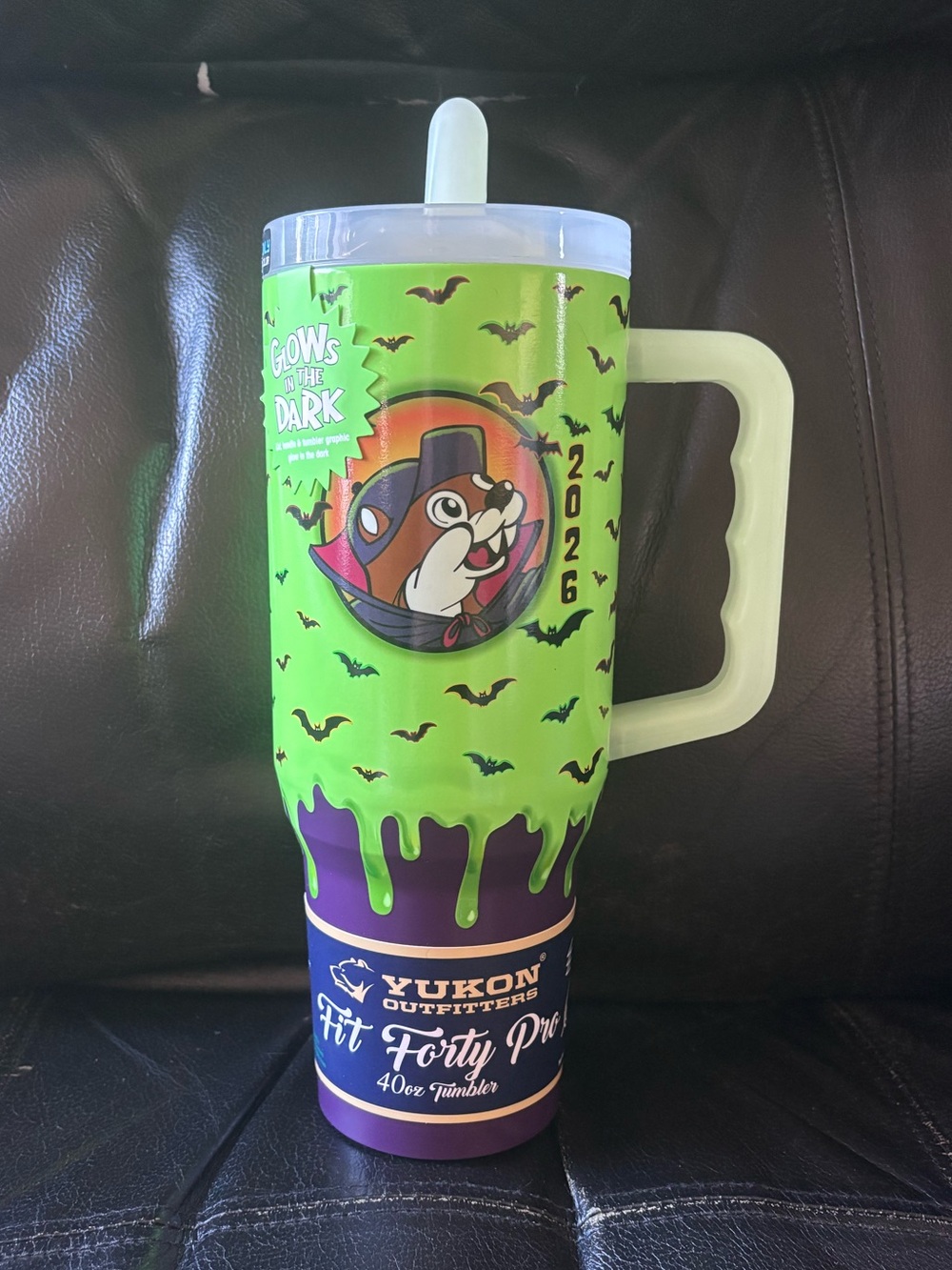 2026 Buc-we Glow-In-The-Dark Halloween 40 oz Tumbler